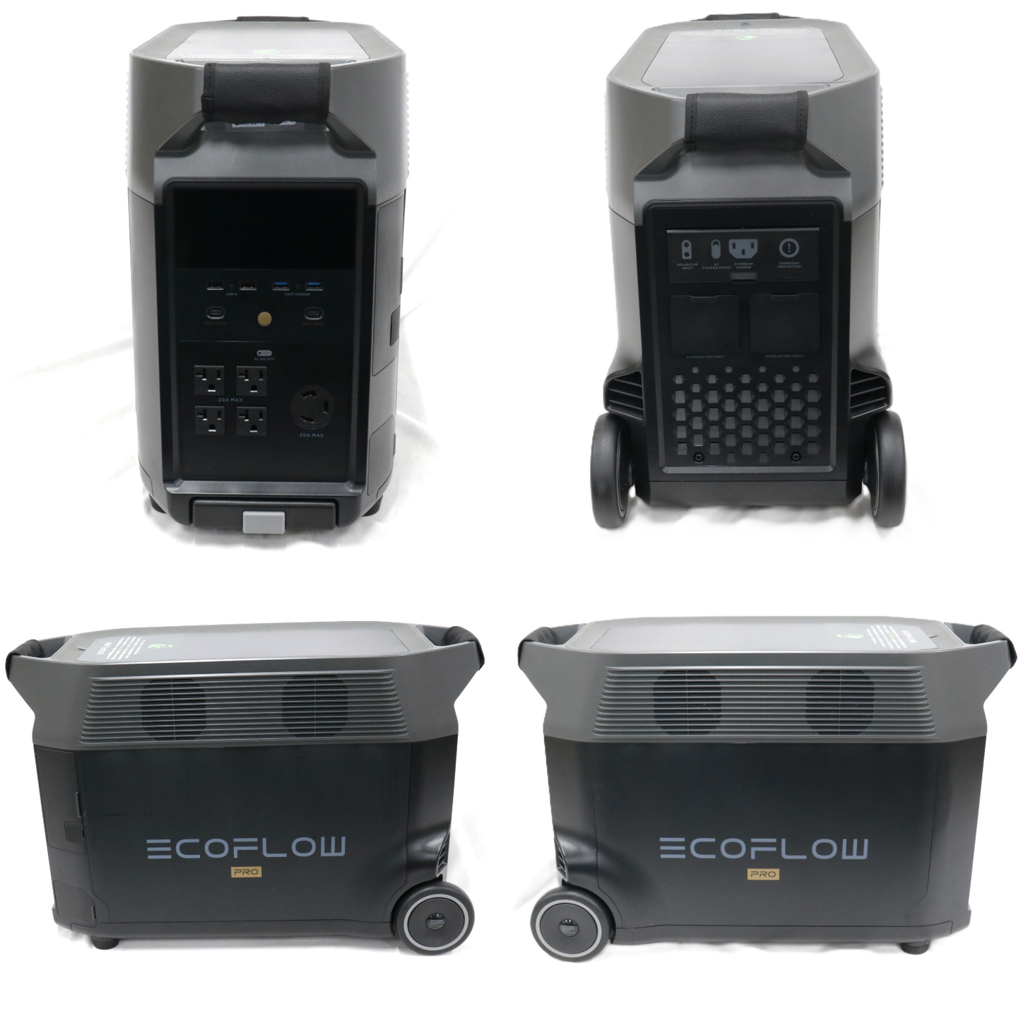 [中古(C)] EcoFlow(エコフロー) ポータブル電源 DELTA Pro　deltapro  　[可]