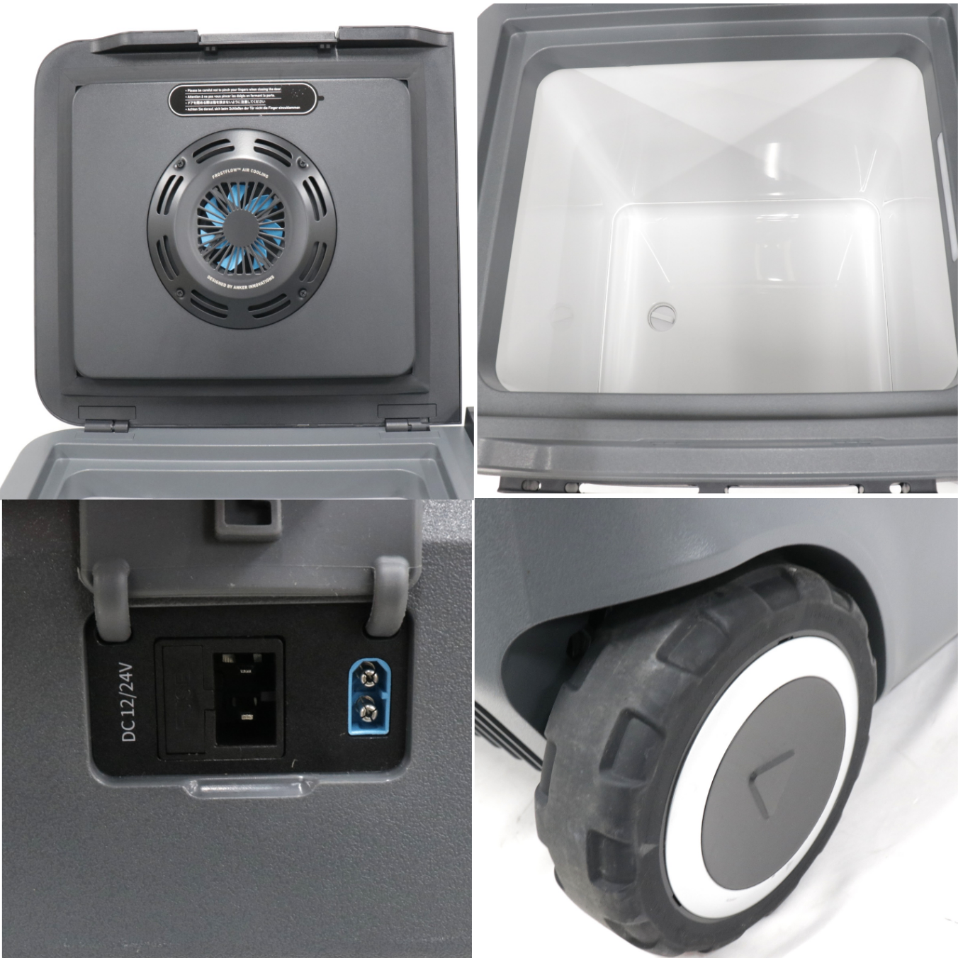 [中古(B)] [40L]アンカー Anker Solix EverFrost 2 Electric Cooler ポータブル冷蔵庫　a17a45a1 グレー [良い]