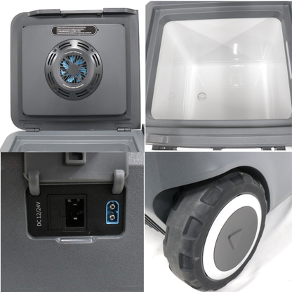[中古(B)] [40L]アンカー Anker Solix EverFrost 2 Electric Cooler ポータブル冷蔵庫　a17a45a1 グレー [良い]
