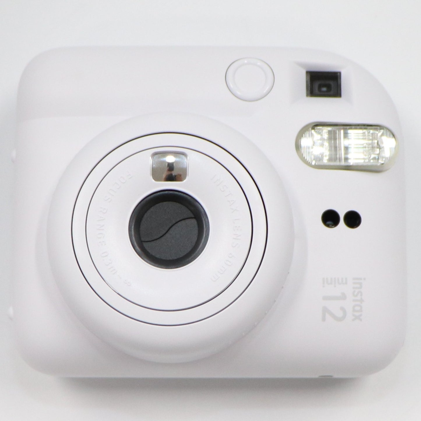 [ジャンク]  富士フイルム instax mini 12 インスタントカメラ チェキ クレイホワイト[難あり(D)]