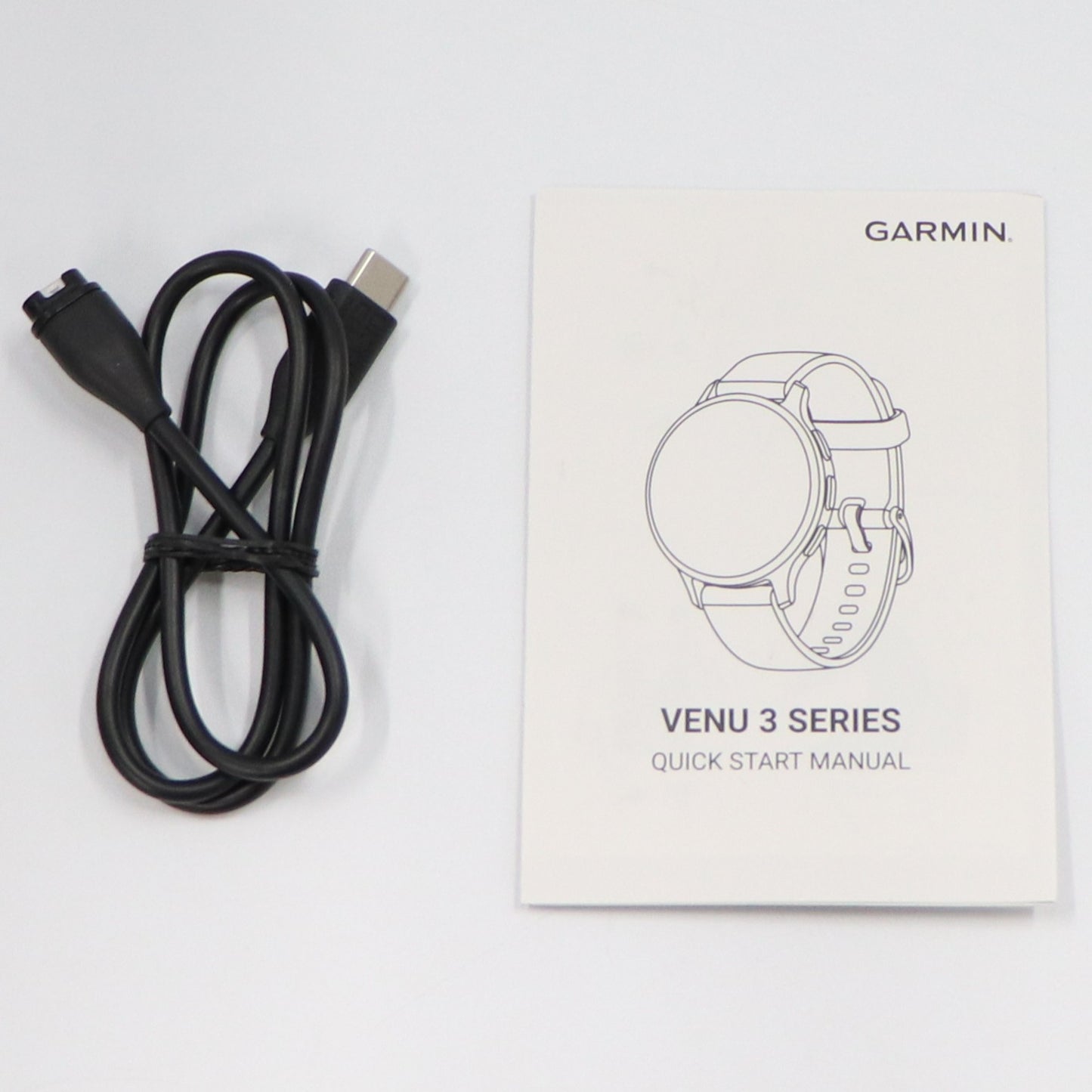 [中古(A)] ガーミン(GARMIN) Venu 3 スマートウォッチ venu3-w ホワイトストーン/シルバー[非常に良い]