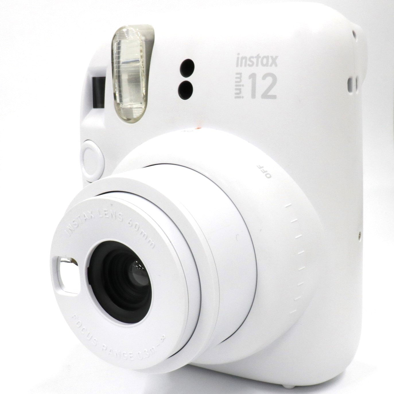 [ジャンク] 富士フイルム instax mini 12 インスタントカメラ チェキ instax-mini12-wh クレイホワイト[難あり(D)]