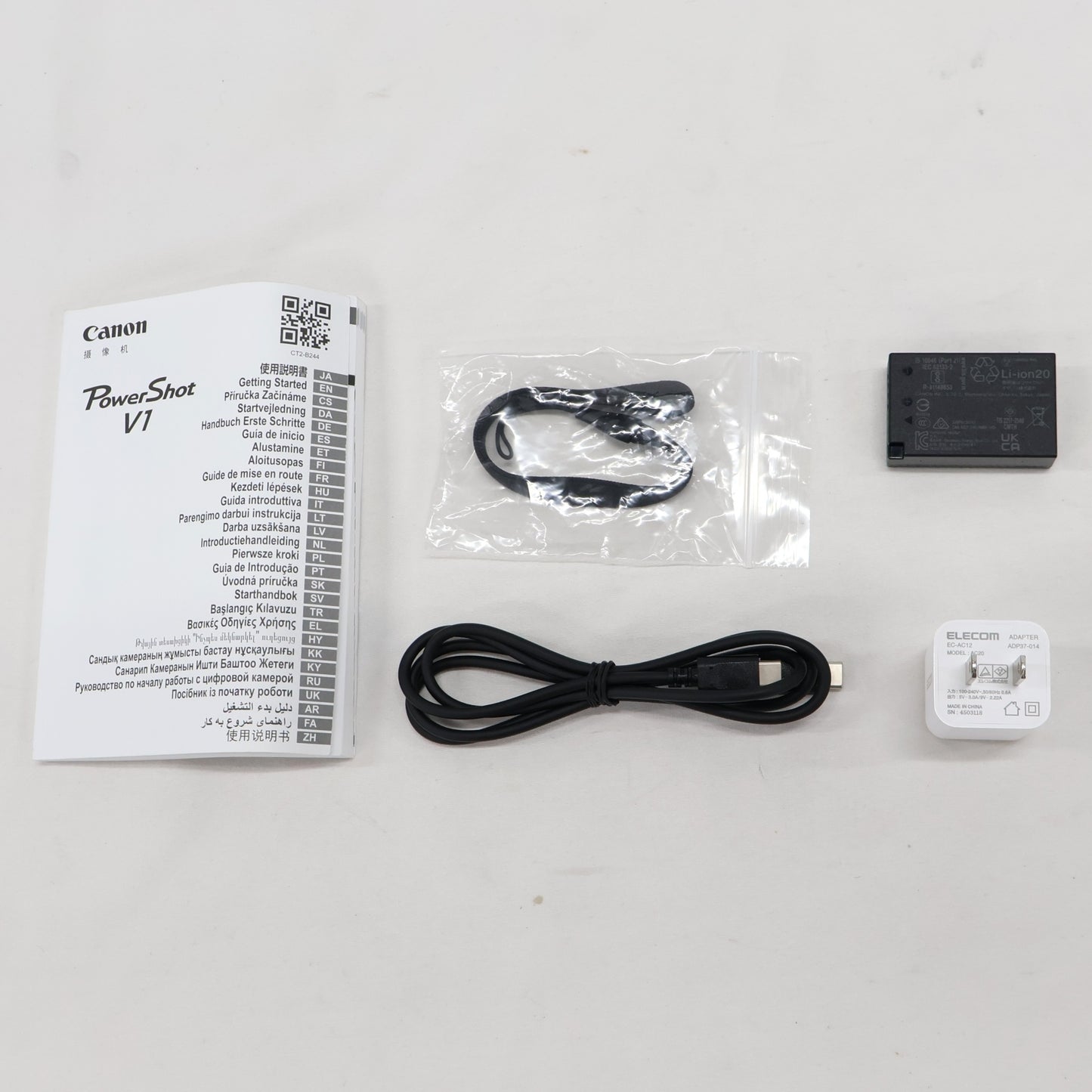 [中古(C)] Canon PowerShot V1 コンパクトデジタルカメラ ブラック　psv1 ブラック 　[可]