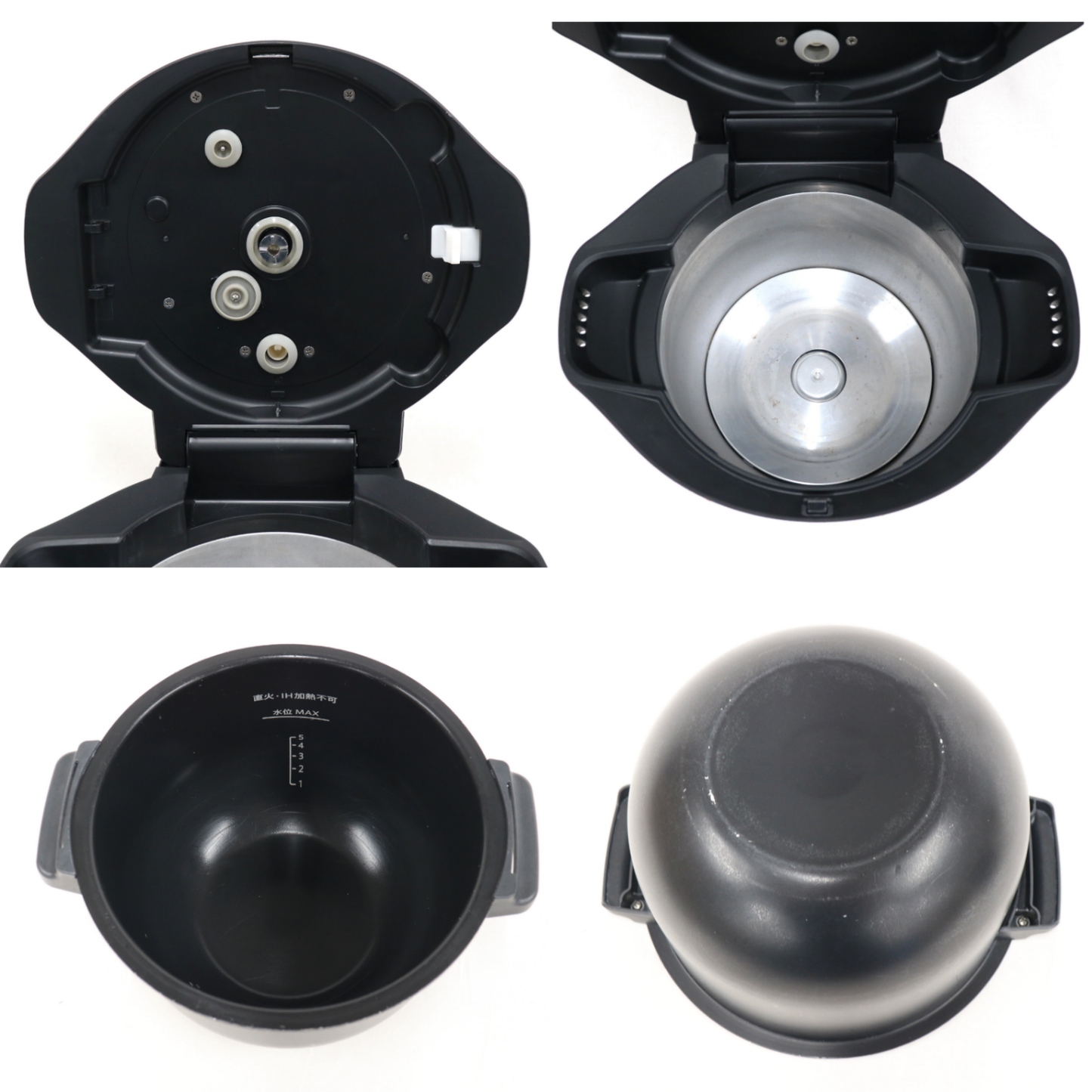シャープ ヘルシオ ホットクック KN-HW24G 2〜6人用 2.4L容量　kn-hw24g-w  ホワイト 整備済みアウトレット品 [中古(C)]