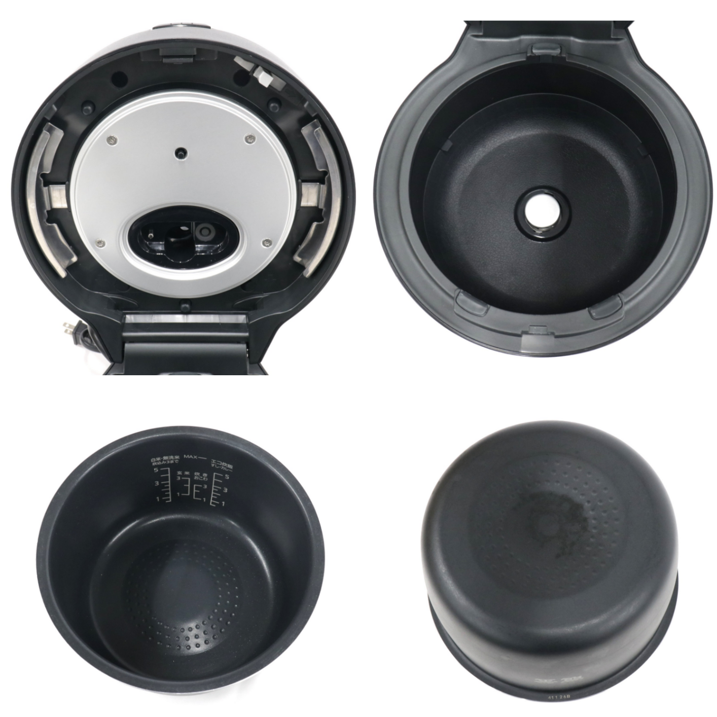 [中古(B)] [5合]パナソニック 圧力IHジャー炊飯器 SR-CR10B sr-cr10b-k ブラック [良い]