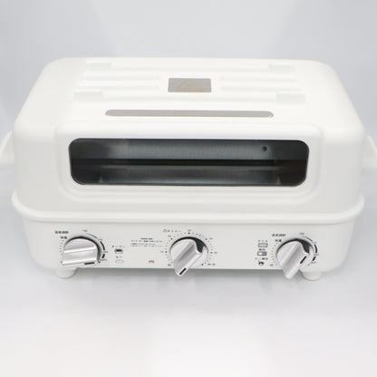 [中古(C)] [2枚焼き]AINX Smart toaster grill アイネクス スマートトースターグリル ホワイトainx-smart-toaster-grill　[可]