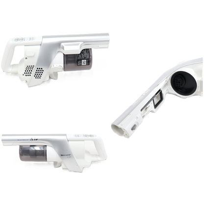 シャープ RACTIVE Air EC-AR8 サイクロン式コードレススティッククリーナー掃除機 ec-ar8-w  ホワイト 整備済みアウトレット品 [良い(B)]