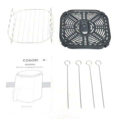 Vesync(ウィーシンク) COSORI LITE 3.8L ノンフライヤー グレー coli38safgy  グレー 整備済みアウトレット品 [中古(C)]