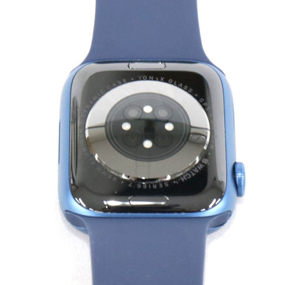 [中古(C)] Apple Watch Series 7 GPS 45mm mkn83j-a ブルー [可]