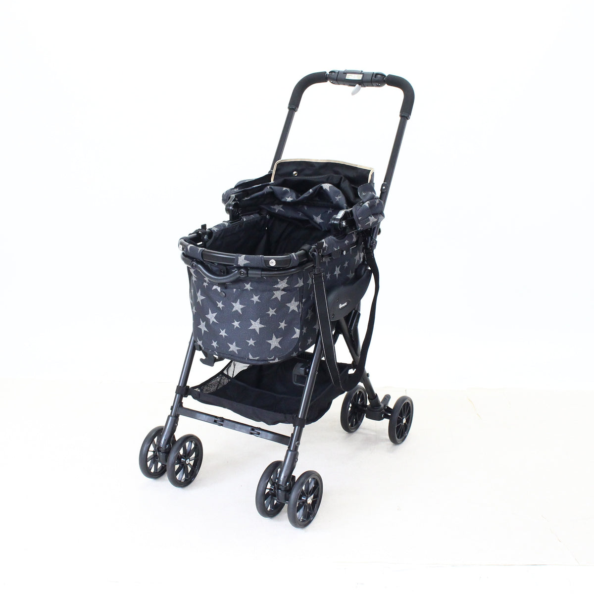 コンビ ペット用カート ミリミリEG ロング D スターブラック 4972990180740  スターブラック 整備済みアウトレット品 [中古(C)]
