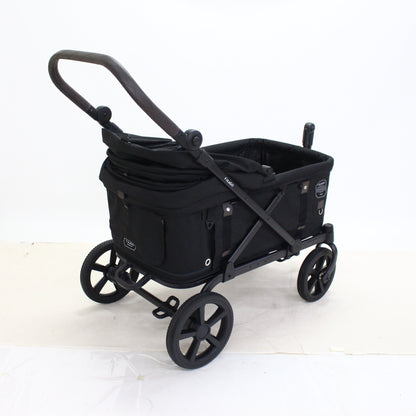 [中古(C)] コンビ ペット用カート フィカゴー クロス 【耐荷重100kg大型ペットカート】 ブラック4711233398517　[可]