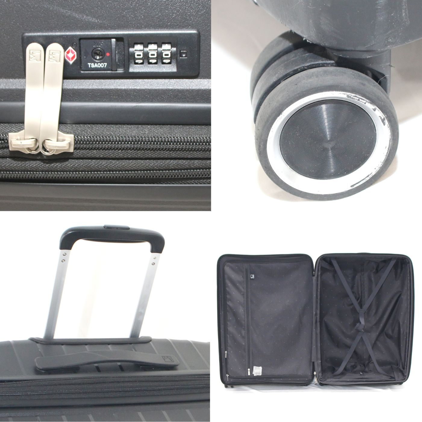 [中古(C)] [8-10泊向けサイズ]LEGEND WALKER 5304 VITA ヴィータ 96L(拡張時109L) スーツケース　5304-69-bla ブラック5304-69-bla　[可]