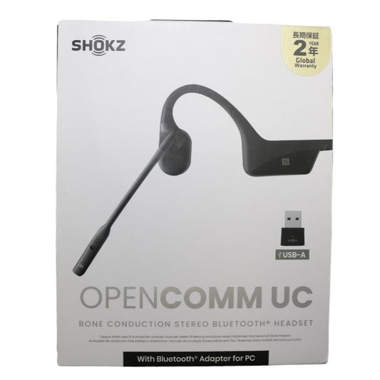 [中古(A)] shokz OpenComm UC 骨伝導ヘッドセット [非常に良い]