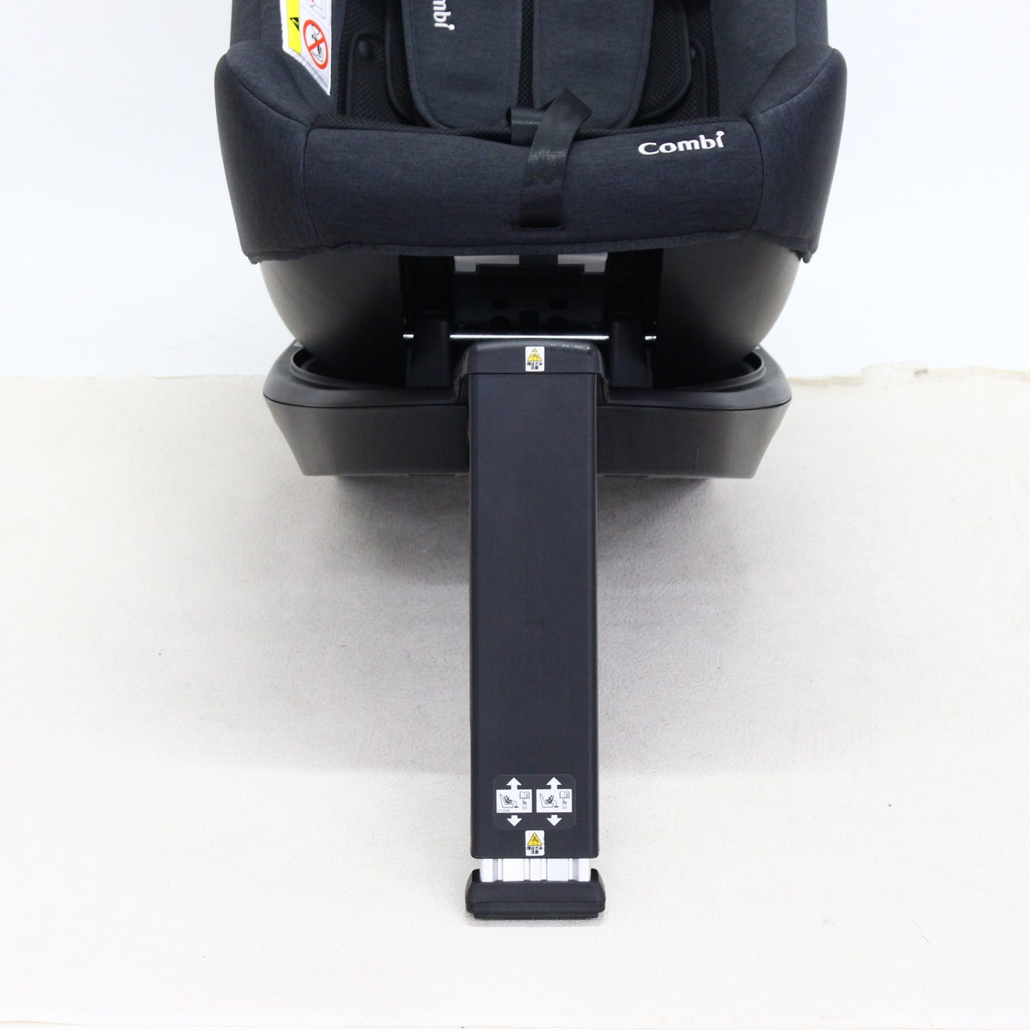 コンビ クルムーヴ R129 エッグショック CA チャイルドシート (ISOFIX固定 / R129適合) 4972990186018  ブラック 整備済みアウトレット品 [中古(C)]