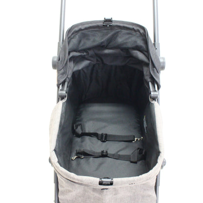 [中古(C)] コンビ ペット用カート ルルテイル　combi-lulutail2024-rto-bk マウナロアブラック×グレージュ [可]