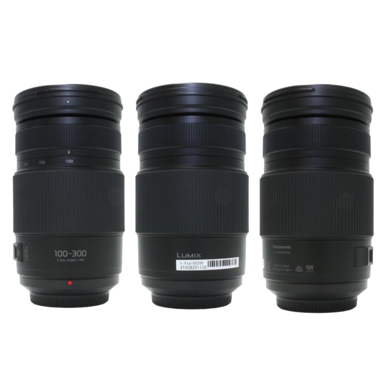 [中古(B)] パナソニック LUMIX G VARIO 100-300mm / F4.0-5.6 II / POWER O.I.S.  望遠ズームレンズ [良い]