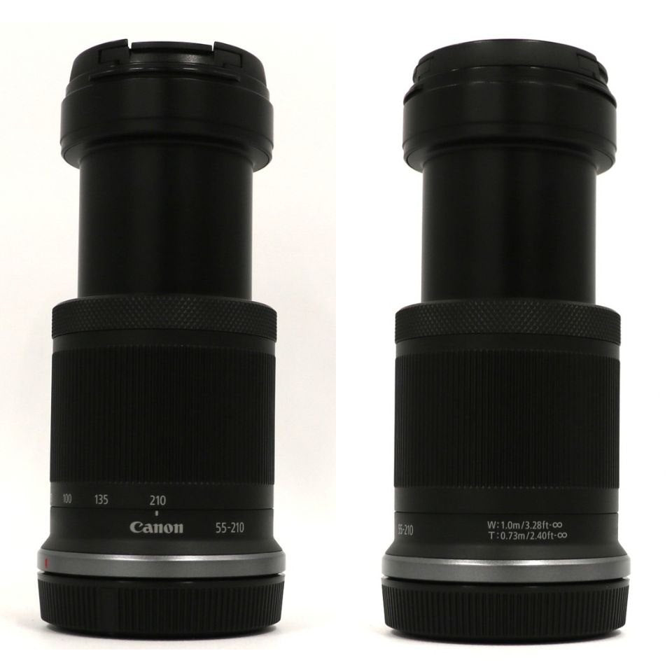 CANON RF-S55-210mm F5-7.1 IS STM 望遠ズームレンズ rf-s55-210isstm-b  ブラック 整備済みアウトレット品 [中古(B)]