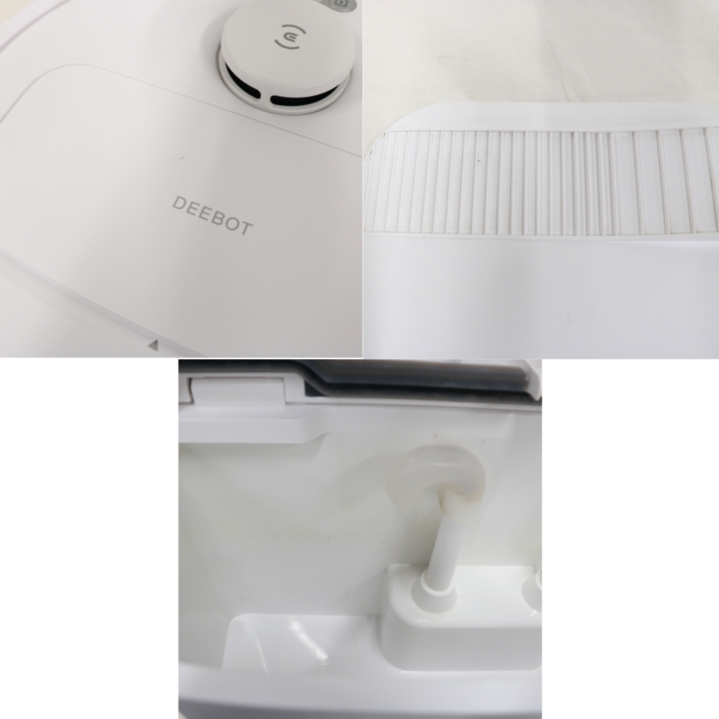 ECOVACS DEEBOT N30 PRO OMNI ロボット掃除機　deebot-n30pro-omni-w  ホワイト 整備済みアウトレット品 [良い(B)]