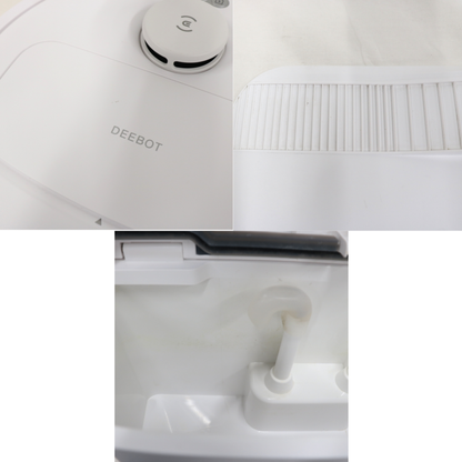 ECOVACS DEEBOT N30 PRO OMNI ロボット掃除機　deebot-n30pro-omni-w  ホワイト 整備済みアウトレット品 [良い(B)]