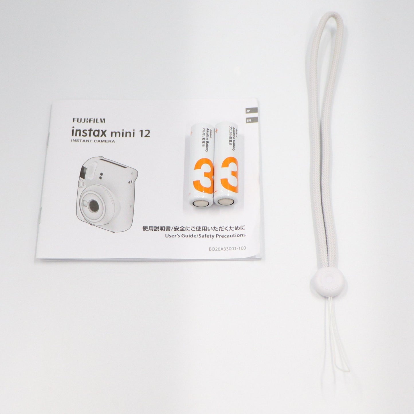 [ジャンク]  富士フイルム instax mini 12 インスタントカメラ チェキ クレイホワイト[難あり(D)]