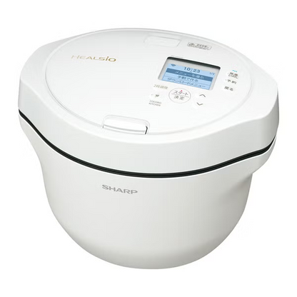 シャープ ヘルシオ ホットクック KN-HW24K 2〜6人用 2.4L容量 kn-hw24k-w   【90％分返金保証付】新品