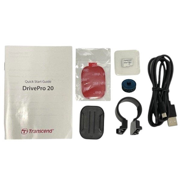 中古(B)] Transcend二輪車用ドライブレコーダー DrivePro 20 [良い] – Rentio Outlet