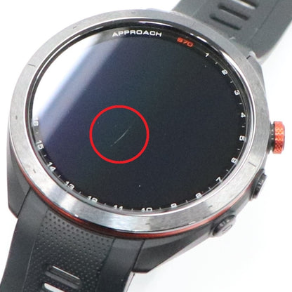 ガーミン GARMIN Approach S70 47mm ゴルフGPSウォッチ ブラック　approach-s70-47   整備済みアウトレット品 [中古(C)]