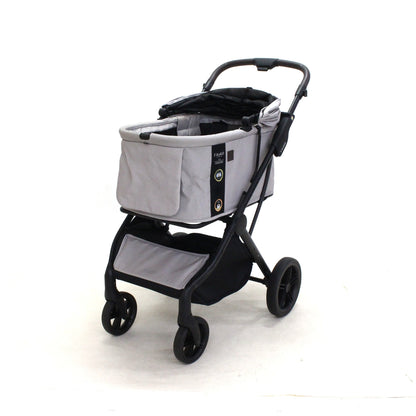 コンビ ペット用カートフィカゴー アジャイル ツー 4711233392317  ソフトグレー 整備済みアウトレット品 [中古(C)]