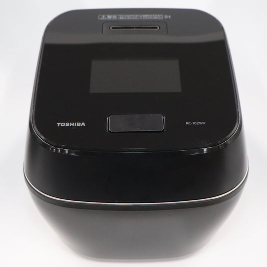 [中古(B)] [5.5合炊き] 東芝 炎匠炊き RC-10ZWV 真空圧力IH 炊飯器 ブラック [良い]
