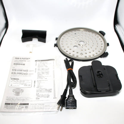 シャープ ヘルシオ ホットクック KN-HW24G 2〜6人用 2.4L容量　kn-hw24g-w   整備済みアウトレット品 [中古(C)]