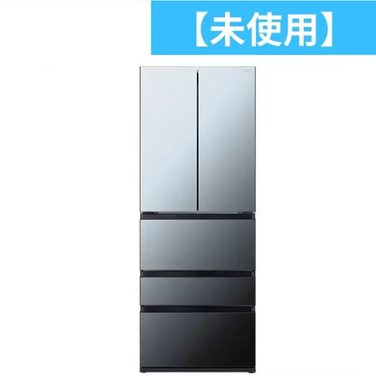 [506L][ファミリー向け][観音開き]アクア AQR-TX51R 冷凍冷蔵庫　aqr-tx51r-x  ダークミラー 整備済みアウトレット品 ［未使用(S)