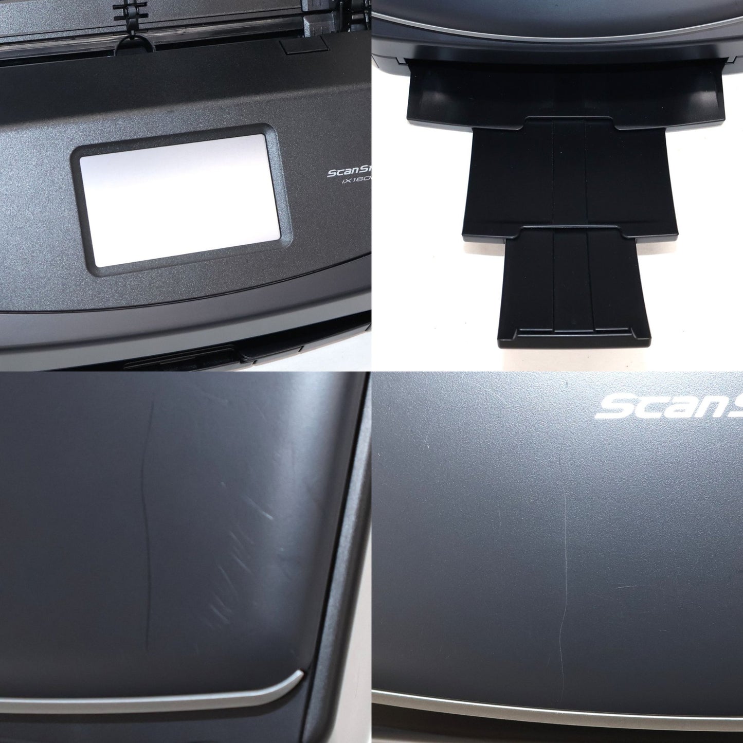 スキャナー ScanSnap iX1600　fi-ix1600a-bk  ブラック 整備済みアウトレット品 [良い(B)]