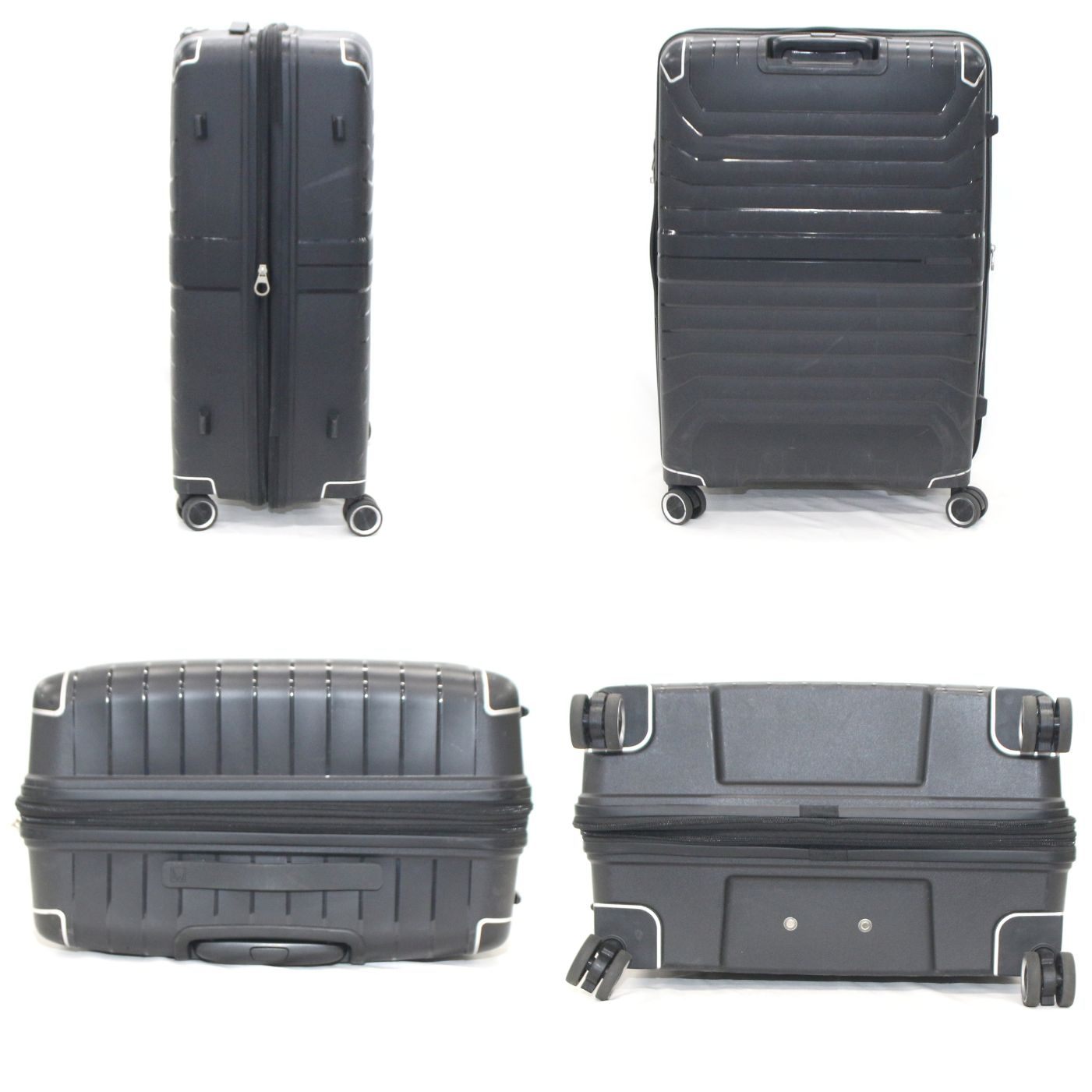 [中古(C)] [8-10泊向けサイズ]LEGEND WALKER 5304 VITA ヴィータ 96L(拡張時109L) スーツケース　5304-69-bla ブラック5304-69-bla　[可]