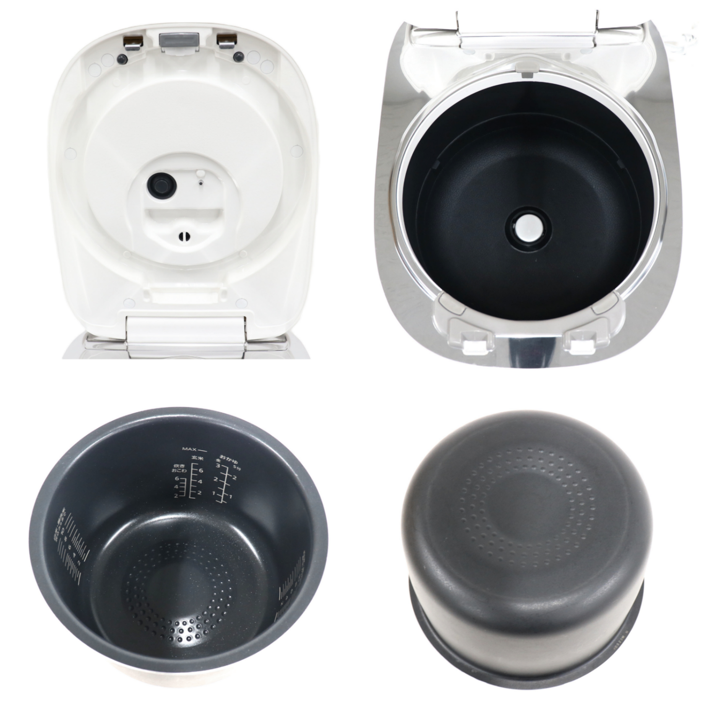 [10合炊き]パナソニック 可変圧力IHジャー炊飯器 SR-M18B sr-m18b-w  ホワイト 整備済みアウトレット品 [良い(B)]