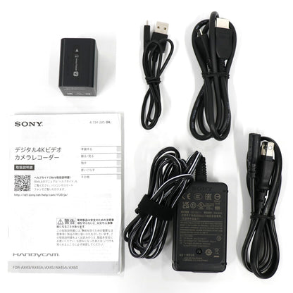 [中古(C)] ソニー 4Kビデオカメラ FDR-AX45A　ブラウン　fdr-ax45a-br [可]