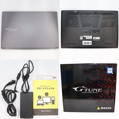 mouse(マウス) G-Tune E5-165 ゲーミングノートパソコン 2208E5-165-ADLABW11 2208e5-165-adlabw11   ジャンク品 [難あり(D)]