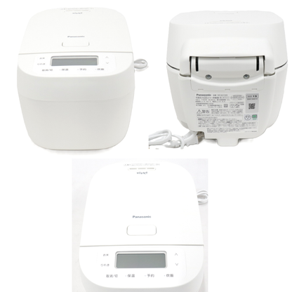 [中古(B)] [5.5合]パナソニック 可変圧力IHジャー炊飯器 SR-N310D　sr-n310d-w ホワイト [良い]