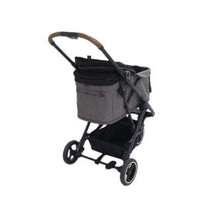 [中古(C)] コンビ ペット用カート ルルテイル　combi-lulutail2024-rto-bk マウナロアブラック×グレージュ [可]
