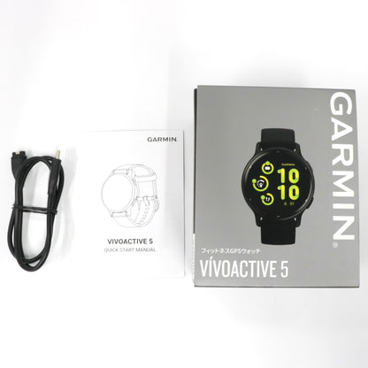 [中古(C)] ガーミン(GARMIN) vivoactive 5 フィットネスGPSウォッチ ブラック vivoactive-5  [可]