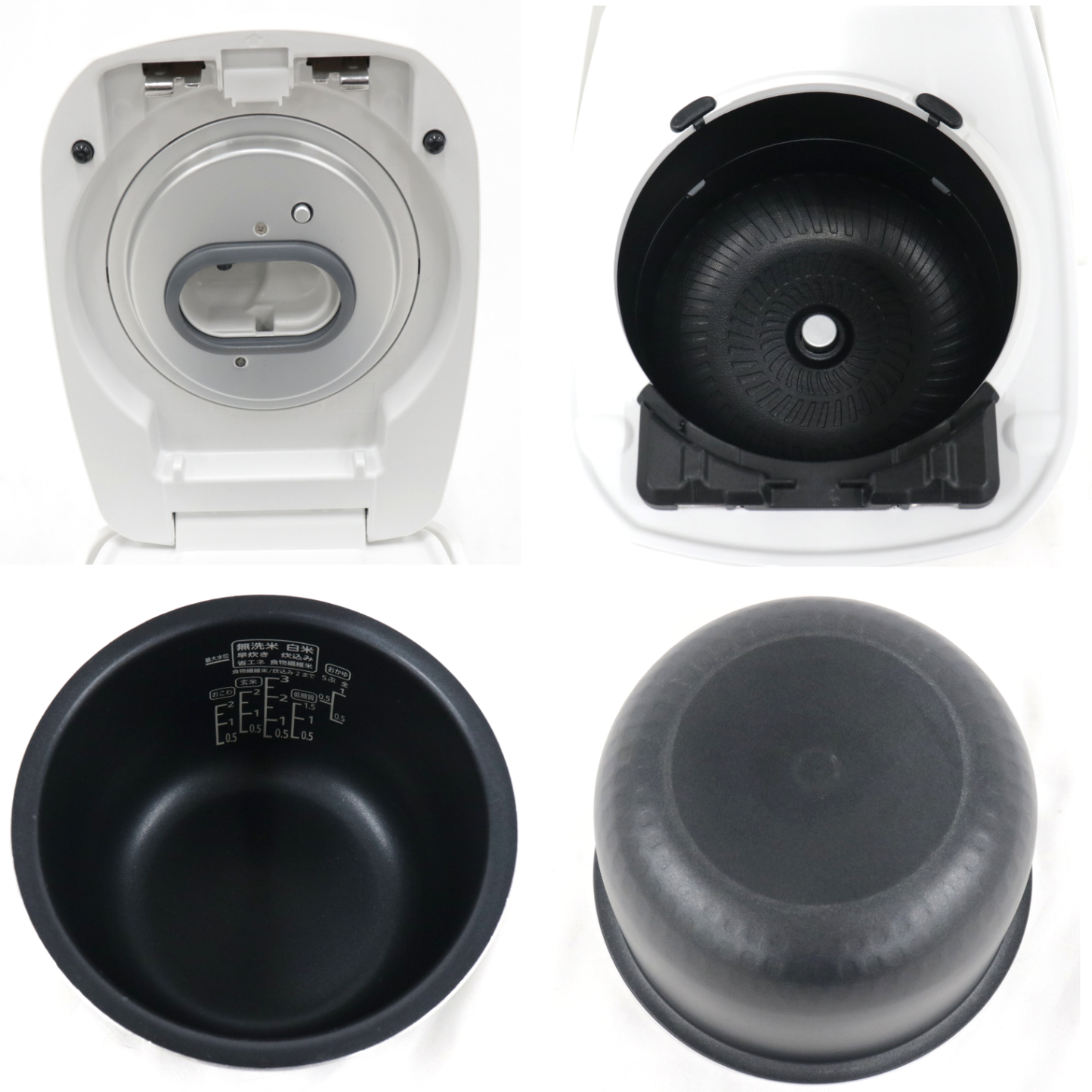 [中古(B)] [3合炊き] アイリスオーヤマ 圧力IH炊飯器 RC-PDA30 rc-pda30-w ホワイト [良い]