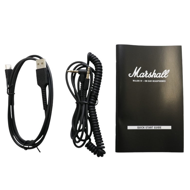 [中古(A)] マーシャル(Marshall) Major IV ワイヤレスヘッドホン ブラック [非常に良い]