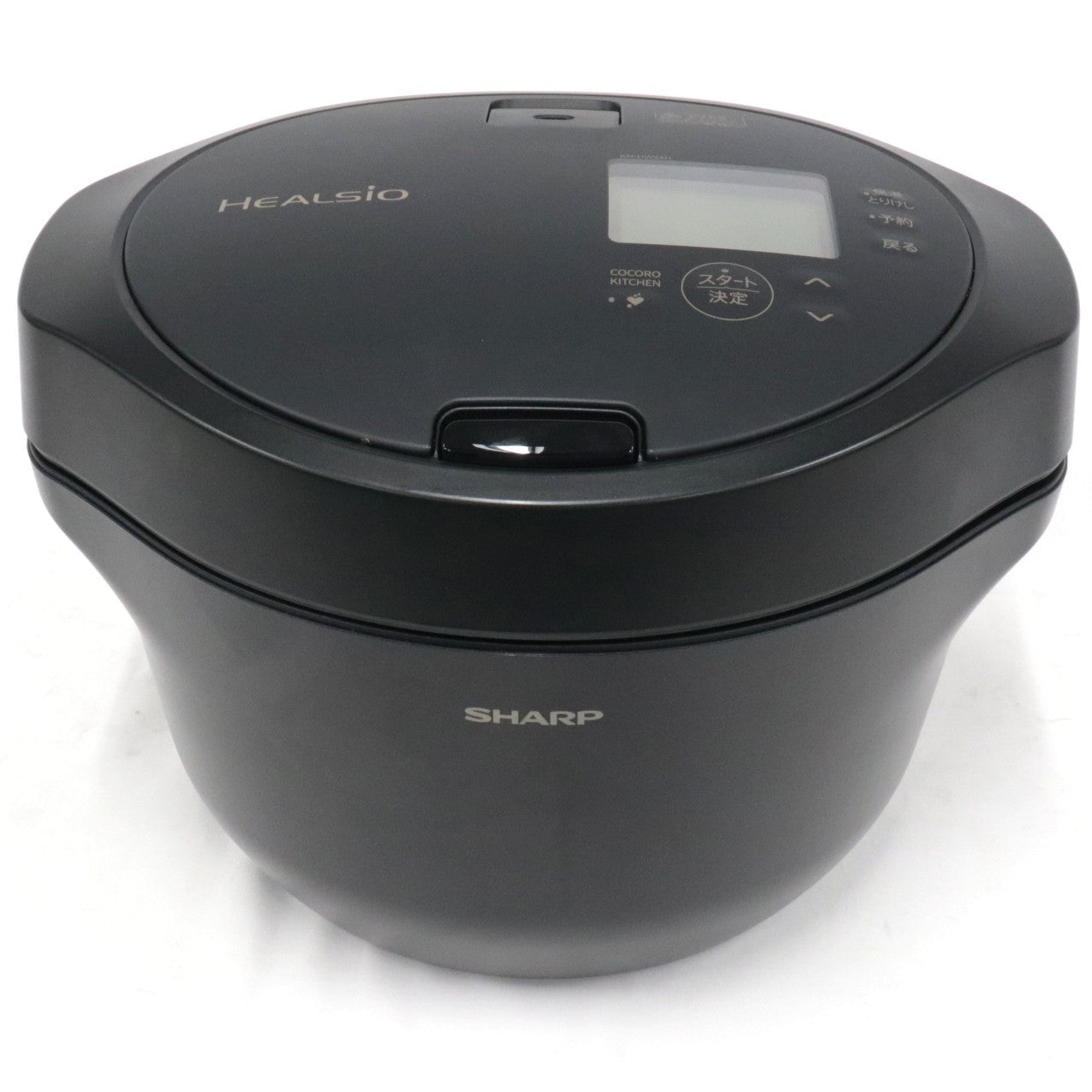 [ジャンク] シャープ ヘルシオ ホットクック KN-HW24H 2〜6人用 2.4L容量　kn-hw24h-b プレミアムブラック[難あり(D)]