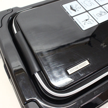 [1-3泊向けサイズ]LEGEND WALKER 6031 フィット 15L/拡張時35L ハードスーツケース 6031-47-bk  クリスタルブラック 整備済みアウトレット品 [良い(B)]