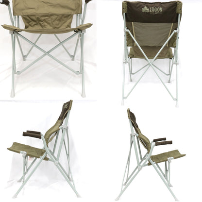 [中古(B)] LOGOS (ロゴス) Life バックホールドチェア（ブラウン） logos-back-holdchair  [良い]