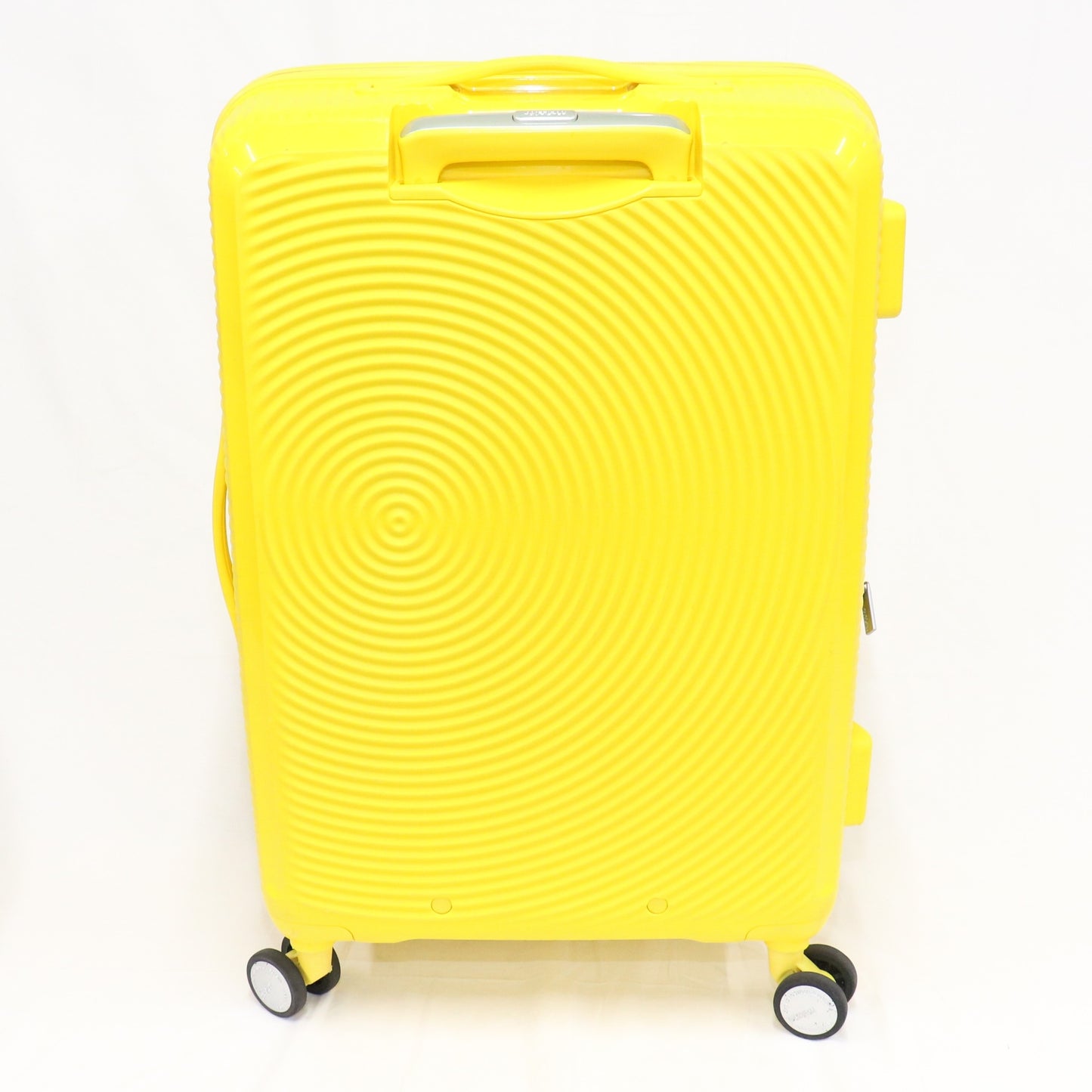 [5-8泊向けサイズ]AMERICAN TOURISTER CURIO スピナー68 エキスパンダブル 75L/拡張時91L ハードスーツケース americantourister-curio68-yl  イエロー 整備済みアウトレット品 [中古(C)]
