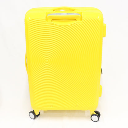 [5-8泊向けサイズ]AMERICAN TOURISTER CURIO スピナー68 エキスパンダブル 75L/拡張時91L ハードスーツケース americantourister-curio68-yl  イエロー 整備済みアウトレット品 [中古(C)]