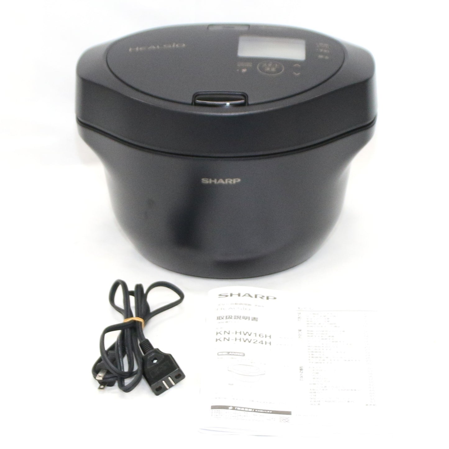[中古(C)] シャープ ヘルシオ ホットクック KN-HW16H 2〜4人用 1.6L容量　kn-hw16h-b プレミアムブラックkn-hw16h-b　[可]