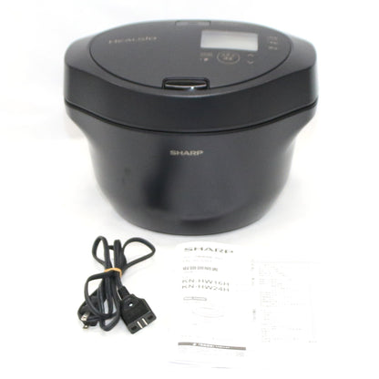 [中古(C)] シャープ ヘルシオ ホットクック KN-HW16H 2〜4人用 1.6L容量　kn-hw16h-b プレミアムブラックkn-hw16h-b　[可]