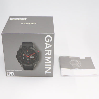 [中古(C)] ガーミン GARMIN epix Sapphire Carbon Gray DLC Ti / Black　epix-sapphire-carbon-gray-dlc-ti epix-sapphire-carbon-gray-dlc-ti　[可]