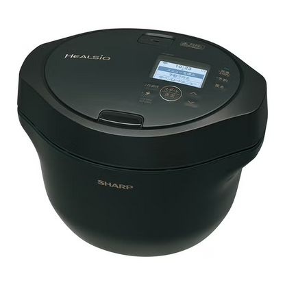 シャープ ヘルシオ ホットクック KN-HW16K 2〜4人用 1.6L容量　kn-hw16k-b   【90％分返金保証付】新品